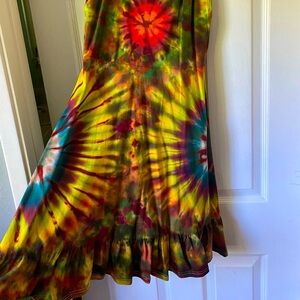 Handmade tie dye summer dress